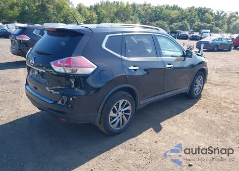 2015 Nissan Rogue Sl из США, поврежденный, VIN 5N1AT2MV2FC800041